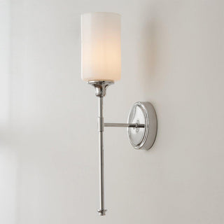 Tracie Ancien Industriel Laiton Verre Applique