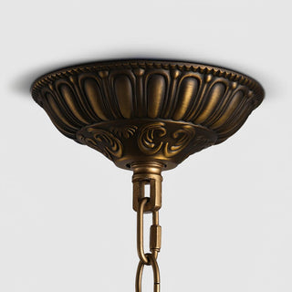 Lustra Lustre Gold Globe Crystal Vintage