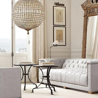 Lustra Lustre Gold Globe Crystal Vintage