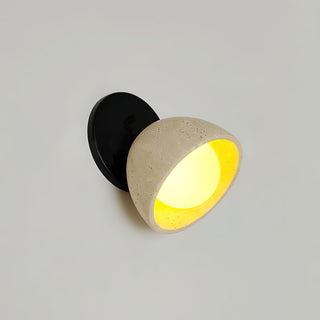 Lia Applique Murale Minimaliste en Travertin
