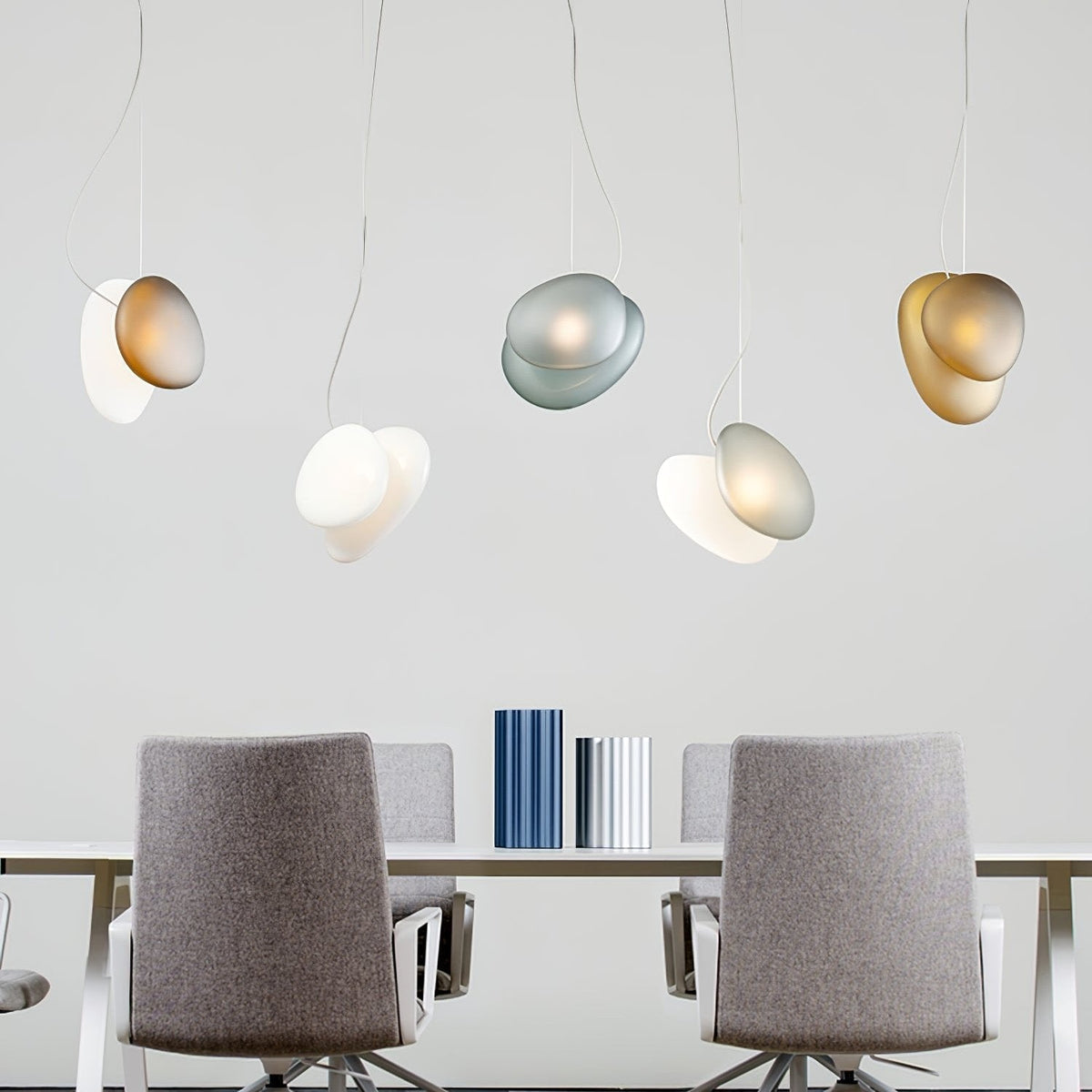 Eclipse Suspension en Verre Givré