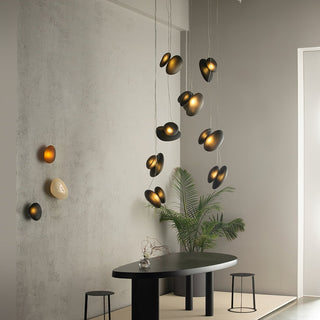 Eclipse Suspension en Verre Givré