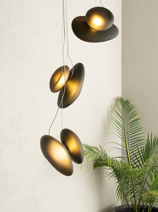 Eclipse Suspension en Verre Givré