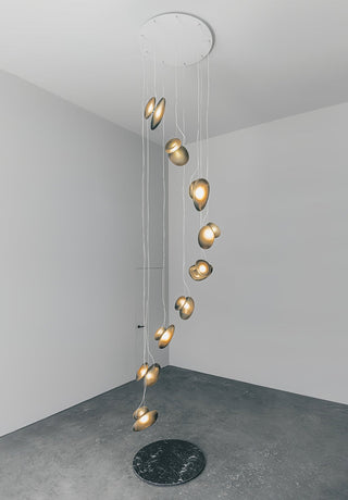 Eclipse Suspension en Verre Givré
