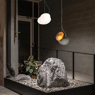 Eclipse Suspension en Verre Givré