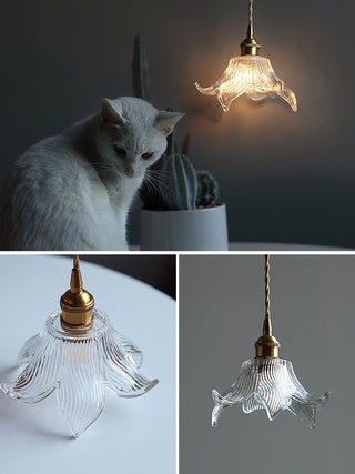 Thaliran Suspension Glam en Laiton et Verre
