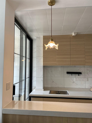 Thaliran Suspension Glam en Laiton et Verre