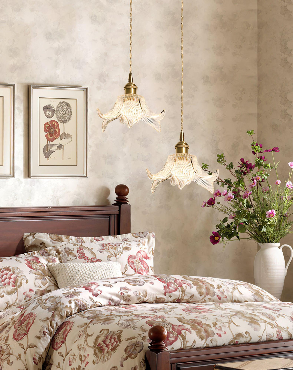 Thaliran Suspension Glam en Laiton et Verre