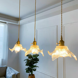 Thaliran Suspension Glam en Laiton et Verre