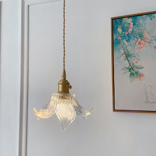 Thaliran Suspension Glam en Laiton et Verre