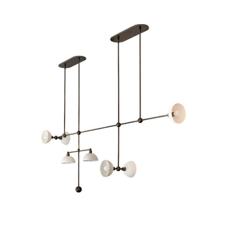 Izorora Moderne Minimaliste Trapèze Métal Lustre