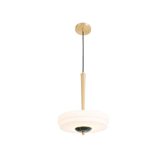 Ithaara Moderne Minimaliste Albâtre Lumière Pendentif