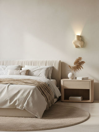 Travertine Abstract Wall Lamp-Neutral Decor