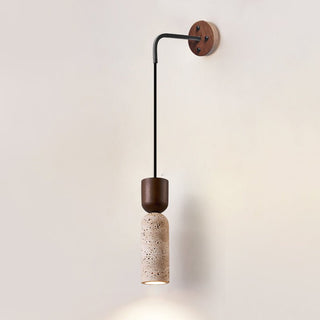 Travertine Fusion Wall Sconce-Neutral Decor
