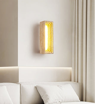 Atheila Applique Murale Moderne en Travertin