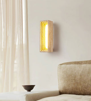 Atheila Applique Murale Moderne en Travertin