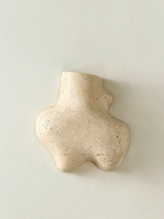 Travertine Abstract Wall Lamp-Neutral Decor