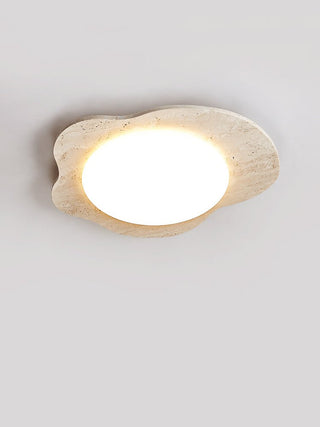 Travertine Cloud Ceiling Lamp-Neutral Decor