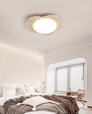 Travertine Cloud Ceiling Lamp-Neutral Decor