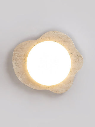 Travertine Cloud Ceiling Lamp-Neutral Decor