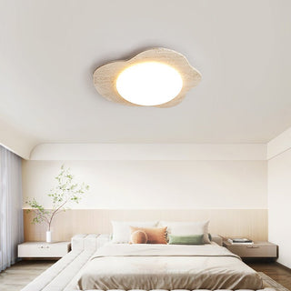 Travertine Cloud Ceiling Lamp-Neutral Decor