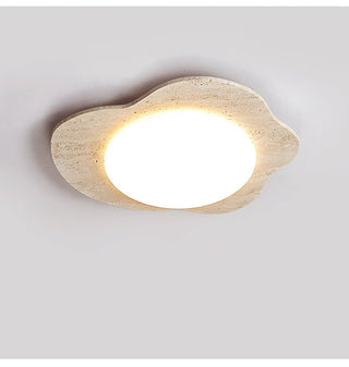 Travertine Cloud Ceiling Lamp-Neutral Decor