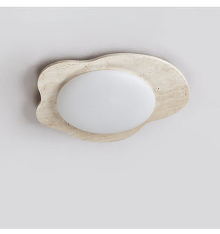 Travertine Cloud Ceiling Lamp-Neutral Decor