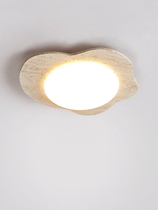 Travertine Cloud Ceiling Lamp-Neutral Decor