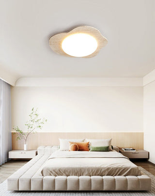 Travertine Cloud Ceiling Lamp-Neutral Decor