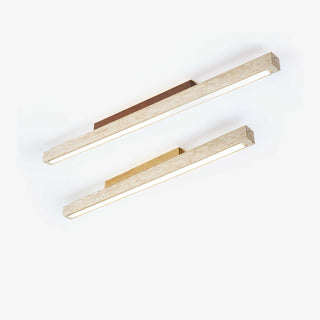 Orvenarae Lumière Linéaire en Travertin Minimaliste