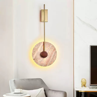 Visolia Applique Murale Minimaliste en Travertin