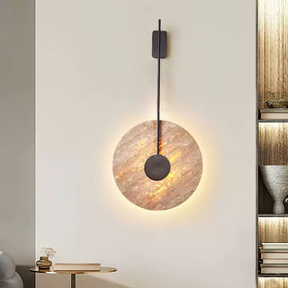 Visolia Applique Murale Minimaliste en Travertin