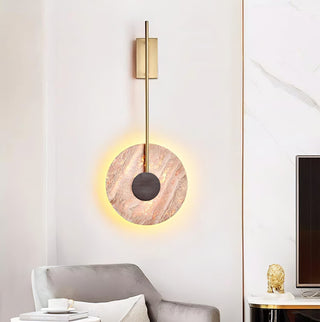 Visolia Applique Murale Minimaliste en Travertin