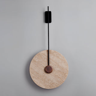 Visolia Applique Murale Minimaliste en Travertin