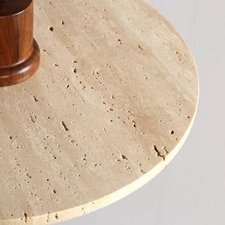 Travertine Disk Globe Pendant Light-Neutral Decor