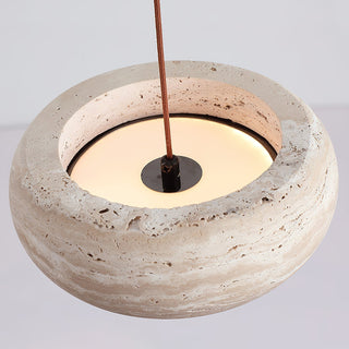 Tova Suspensions en Travertin en Forme de Donut