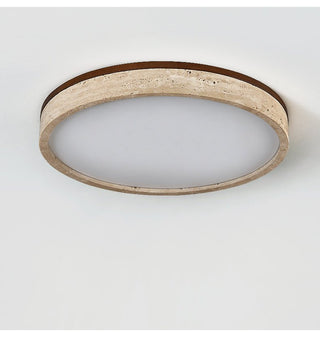 Xoan Plafonnier en Travertin Halo Rond