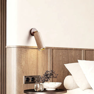 Arvararae Moderne Minimaliste Bois Travertin Applique Murale