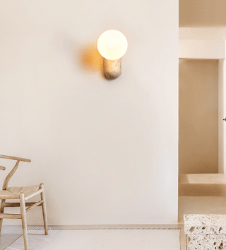 Aeralis Applique Murale Travertine Pebble Murale