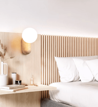 Aeralis Applique Murale Travertine Pebble Murale