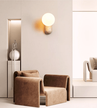 Aeralis Applique Murale Travertine Pebble Murale