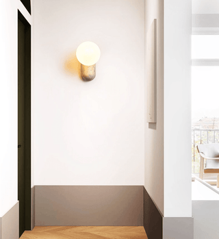 Aeralis Applique Murale Travertine Pebble Murale