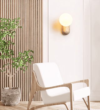 Aeralis Applique Murale Travertine Pebble Murale
