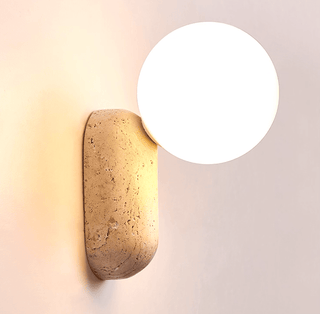 Aeralis Applique Murale Travertine Pebble Murale