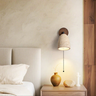 Travertine Pivoting Sconce-Neutral Decor