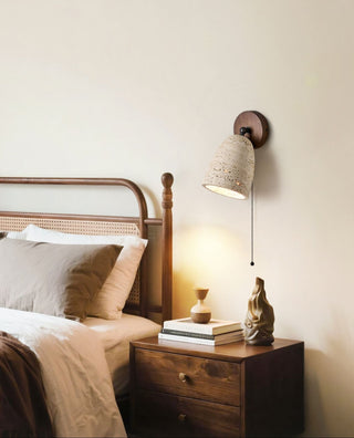 Travertine Pivoting Sconce-Neutral Decor