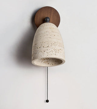 Travertine Pivoting Sconce-Neutral Decor