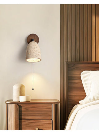 Travertine Pivoting Sconce-Neutral Decor