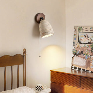 Travertine Pivoting Sconce-Neutral Decor