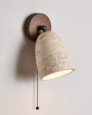 Travertine Pivoting Sconce-Neutral Decor